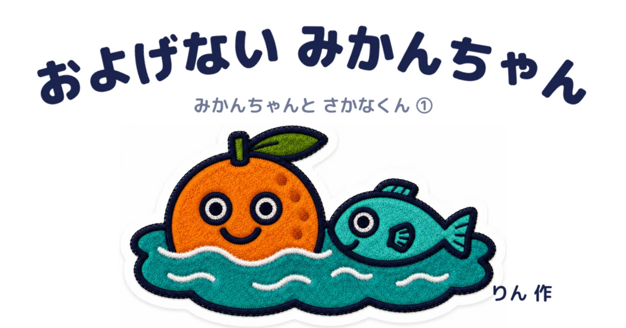 およげない みかんちゃん/ Mikan-chan Can't Swim【創作絵本①】 ｜りん