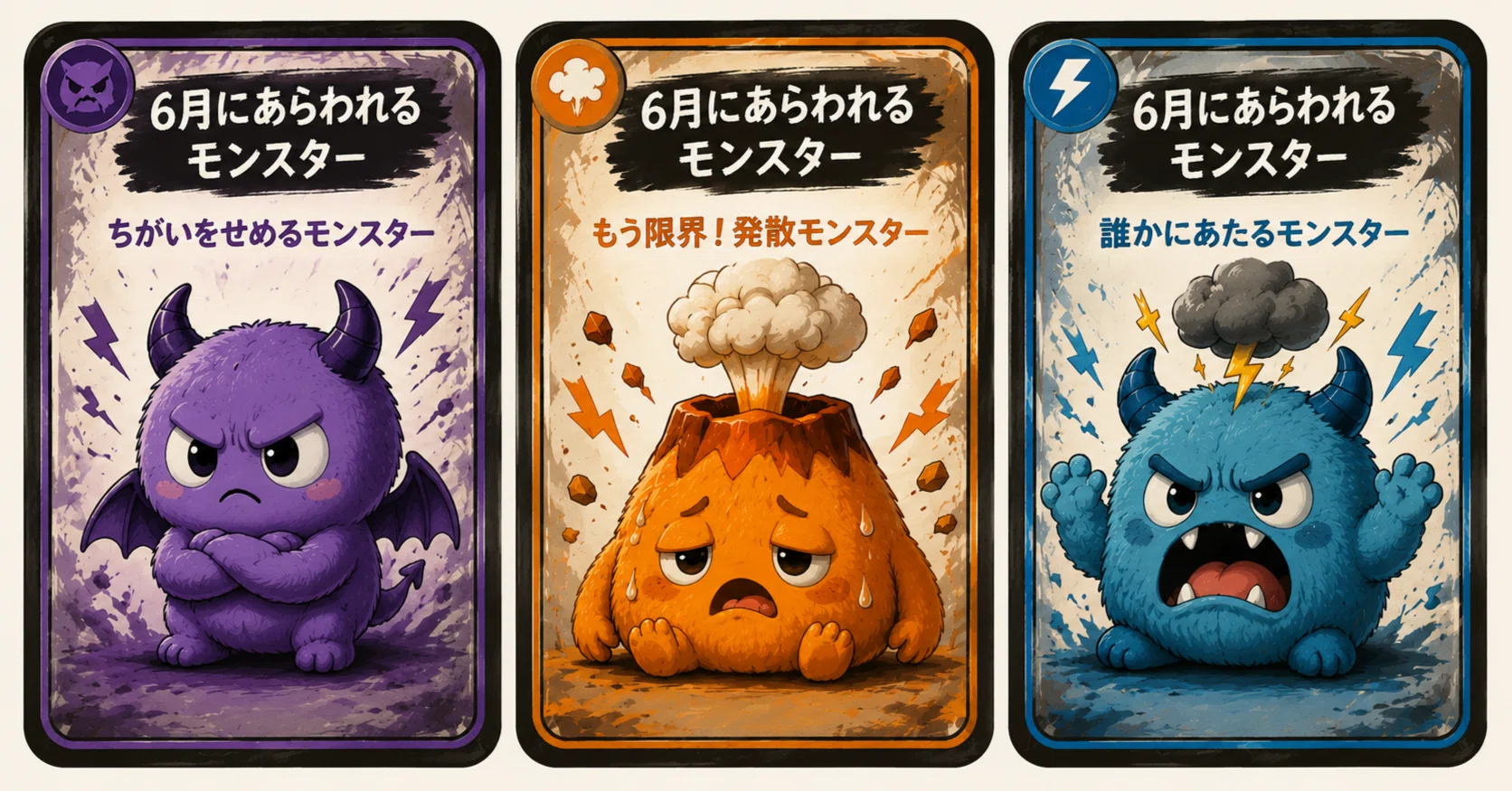 モンスター鑑賞用 魔の6月と、教室に現れるモンスターたち｜篠原弘樹