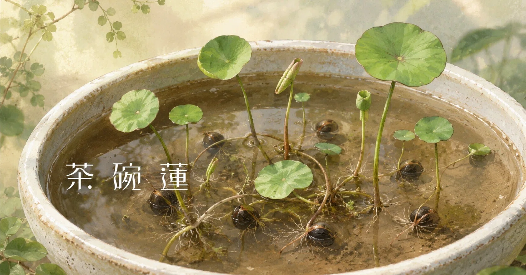 茶碗蓮（ミニスイレン）｜さとうかよこ（きらら舎）