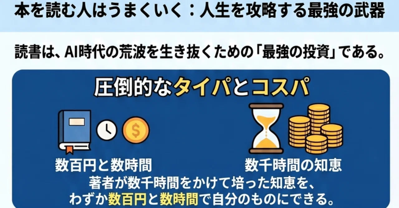 読書が人生の「攻略本」になる——知識ゼロから始める最強の自己投資術
