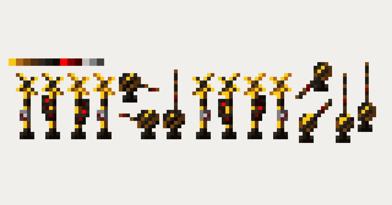 Railway Pixel Art: 'Crossing Gates and Warning Signals' (Part 1