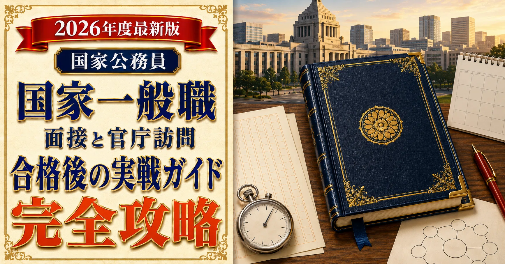 国家一般職】人事院面接＋官庁訪問 完全攻略｜2026年度 一次合格後の 