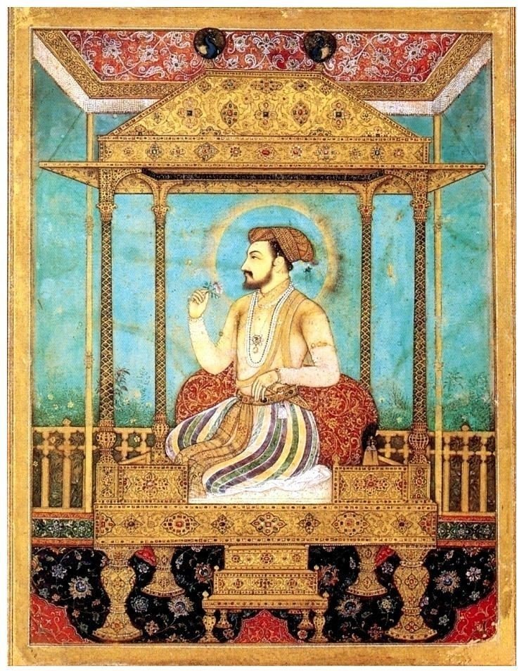 エッチアスケッチ絵画 タージ・マハル廟 インド