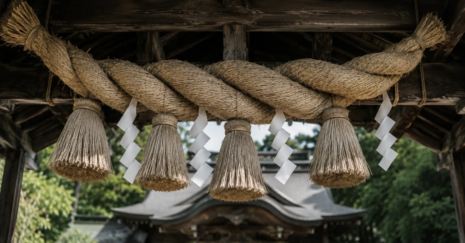 神社の縄は何を意味する？ ー 注連縄が示す神聖な領域｜ygn