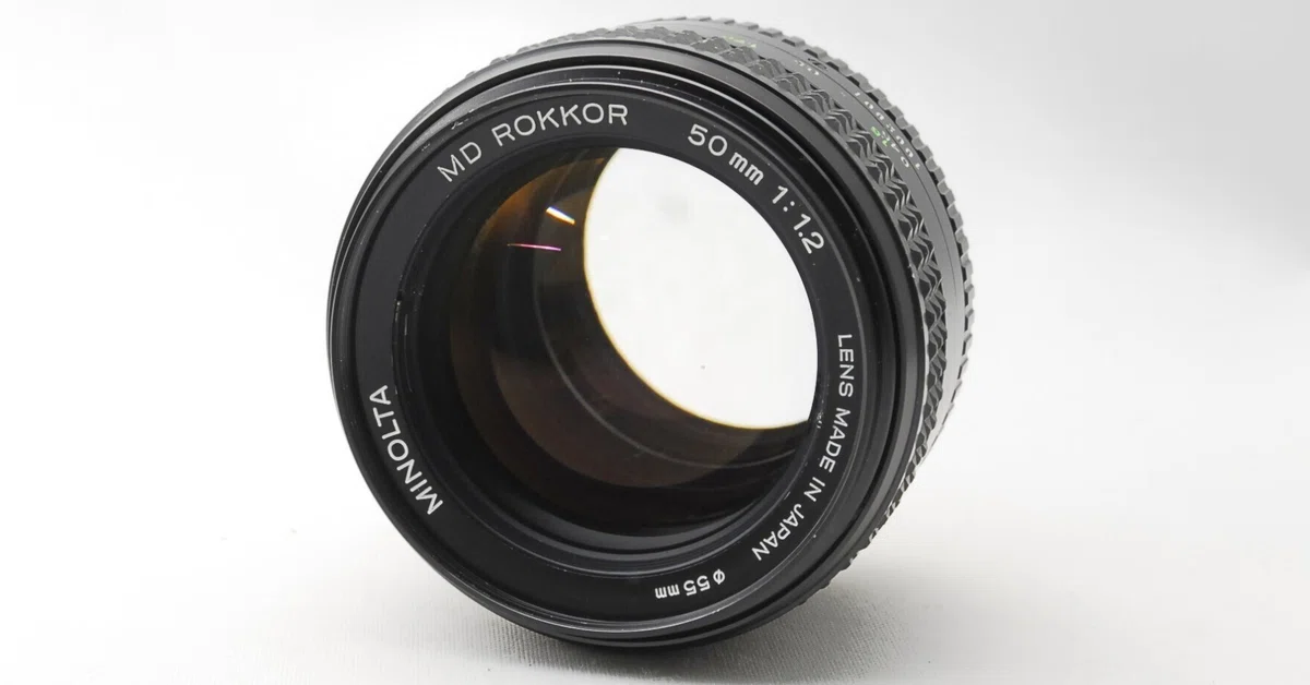 美品 MINOLTA MD 50mm F1.2 ミノルタ マニュアルレンズ Minolta MD Rokkor 50mm F/1.2の分解｜フィルムカメラ修理のアクアカメラ