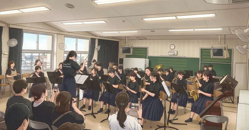 【〈吹奏楽部〉保護者説明会でミニ演奏会を開催！拍手と笑顔に包まれた一体感のステージ」】海南高校海南校舎