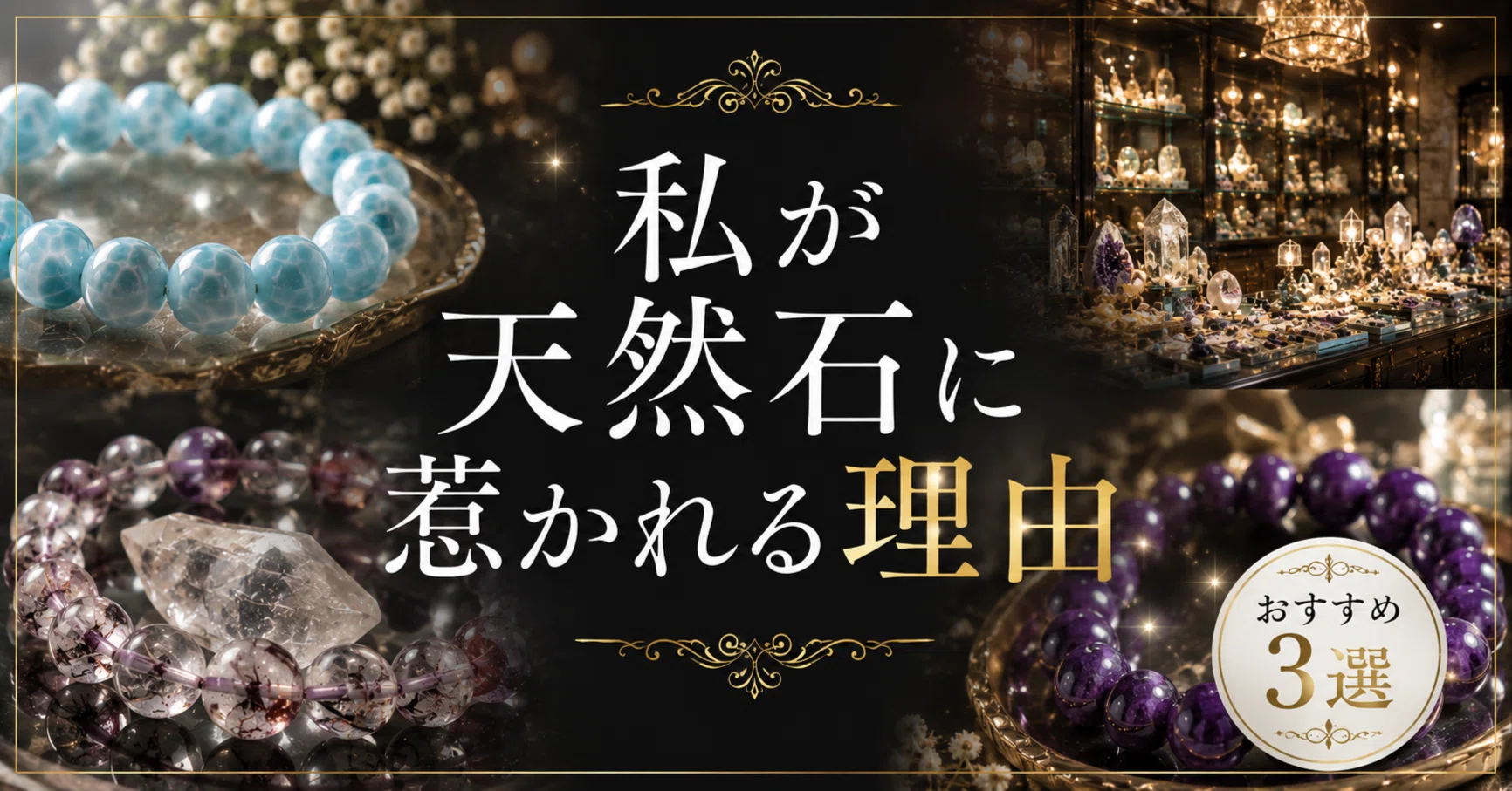 自分へのご褒美にもおすすめの天然石✨ パワーストーン☺️｜さきこ