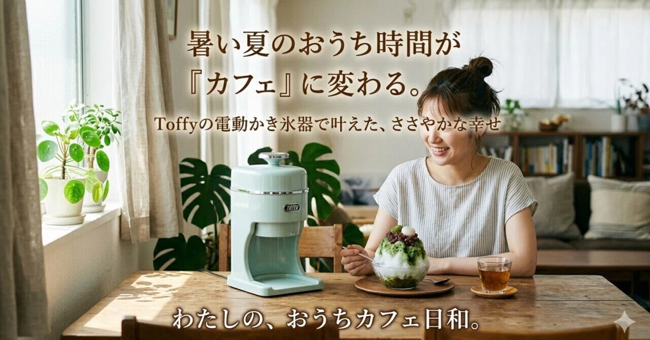 Turn your home into a cafe during the hot summer. The simple