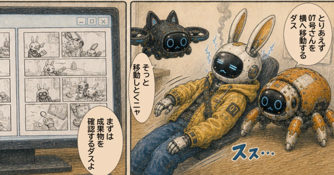 寝ながら漫画を描く方法 ⑤ コマ割り点数制｜neo.s