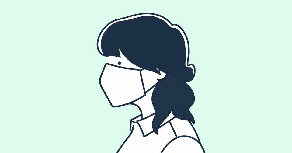 マスクのある日常 ワダシノブ イラスト マンガ Note