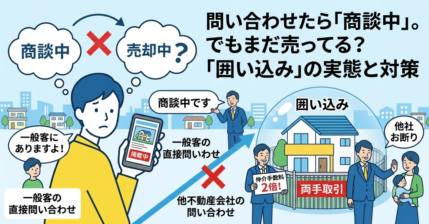 問い合わせたら『商談中』。でもその物件、1か月後もまだ売っていた 