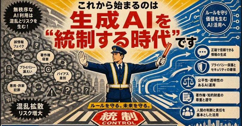 これから始まるのは、生成AIを“統制する時代”です eyecatch