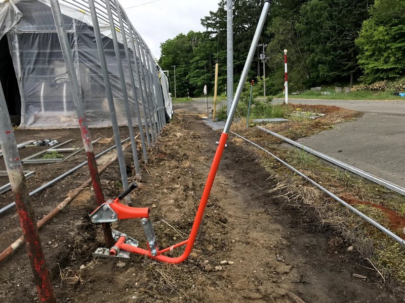 ハウスを解体 建設し 電動モーターに感謝する 吉田拓実 さいこうファーム Okhotsk Bihoro Note