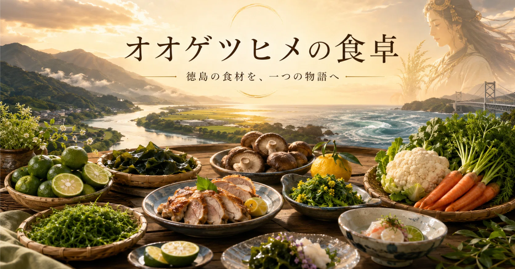最終回＞「オオゲツヒメの食卓」という夢～徳島の食材を、ひとつの物語
