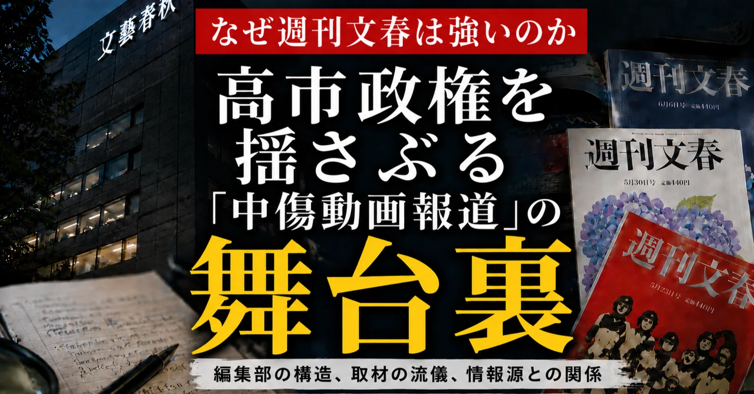 週刊文春 スクープ 取材力 秘密