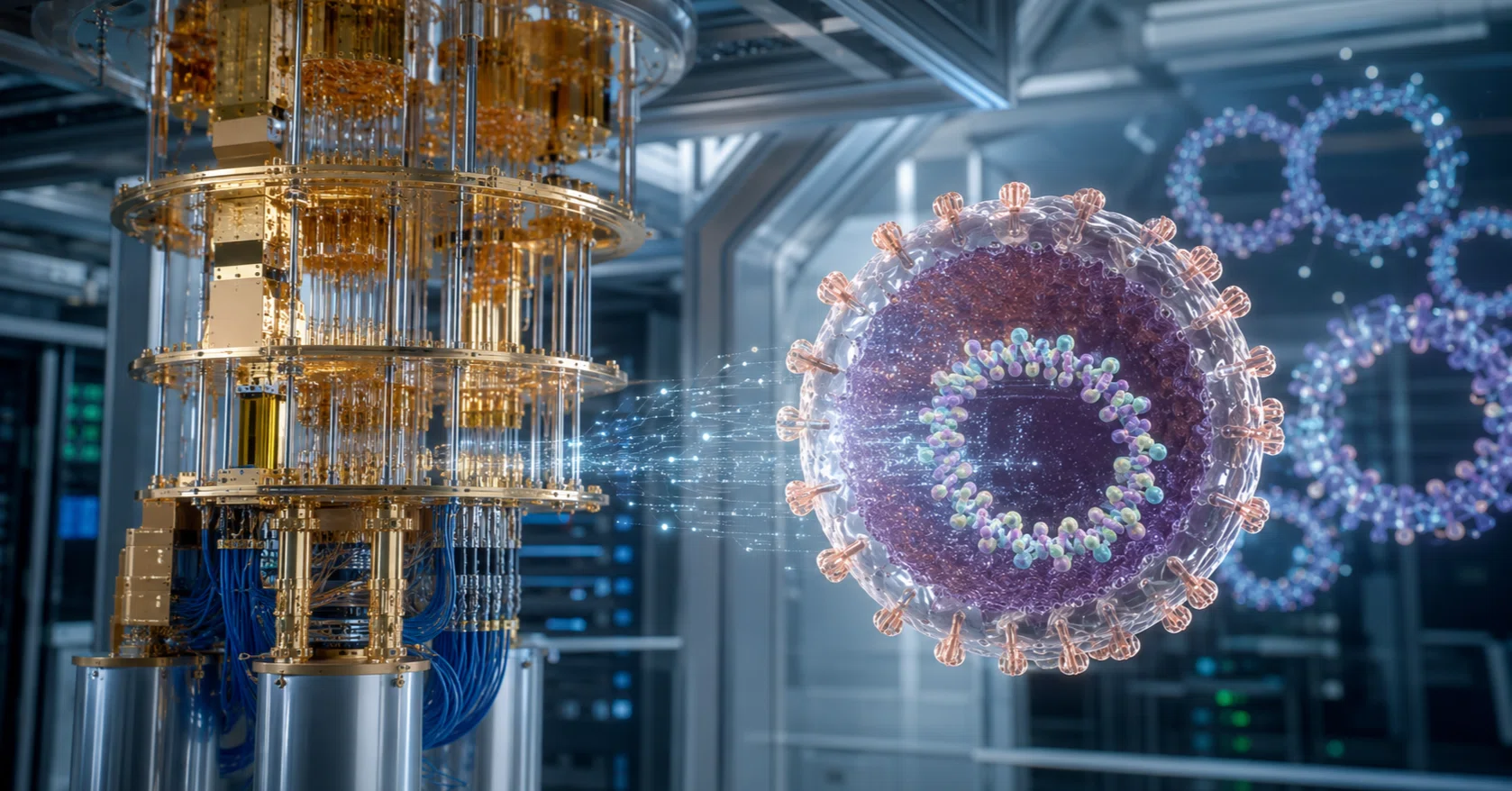 ウイルスのゲノムを量子コンピュータが「読んだ」——パンゲノム解析に開