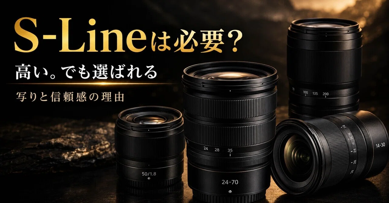 Nikon Z S-Lineは本当に必要か？｜高いけど選ばれる理由と買う