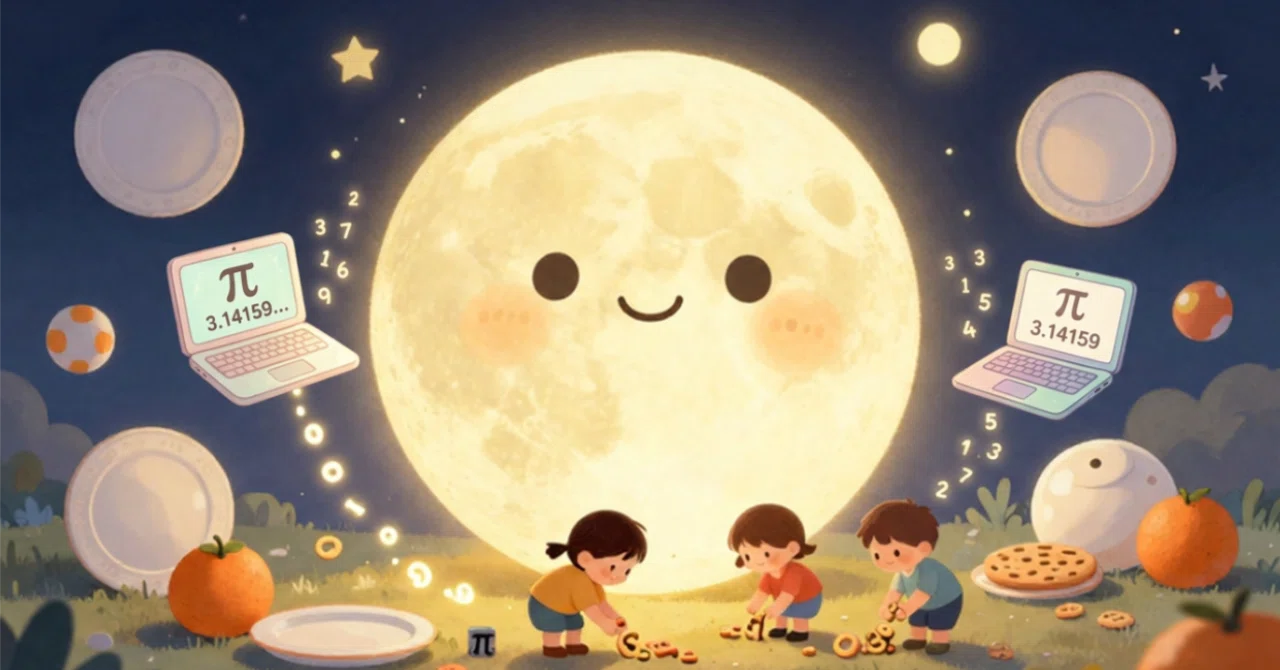 With Love (AI): 🌕 How to find π (Pi) 🧐🤖 Calculating vs. Looking at a ...