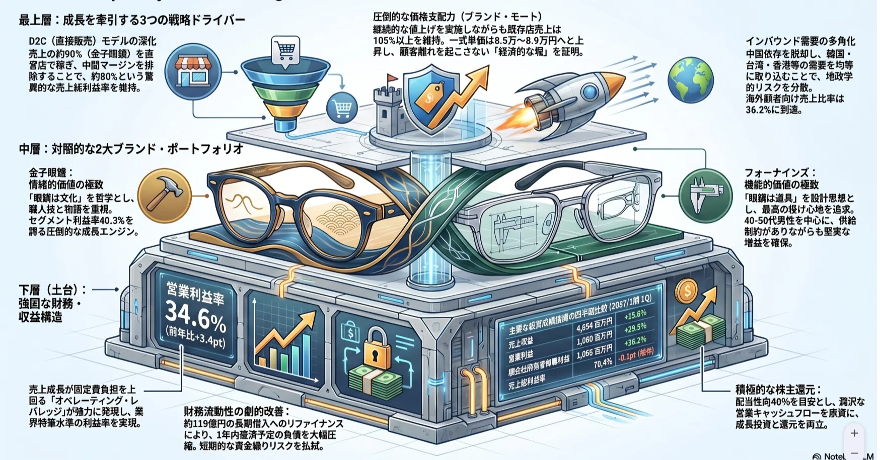 Japan Eyewear Holdings (5889) 2027年1月期第1四半期 証券アナリスト