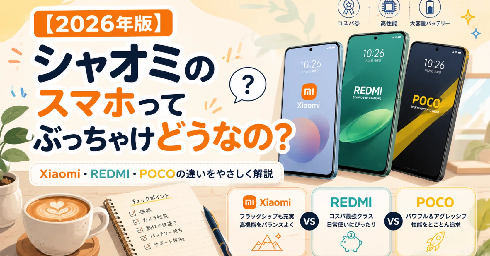 📱📱【2026年版】シャオミのスマホってぶっちゃけどうなの？📱✨Xiaomi