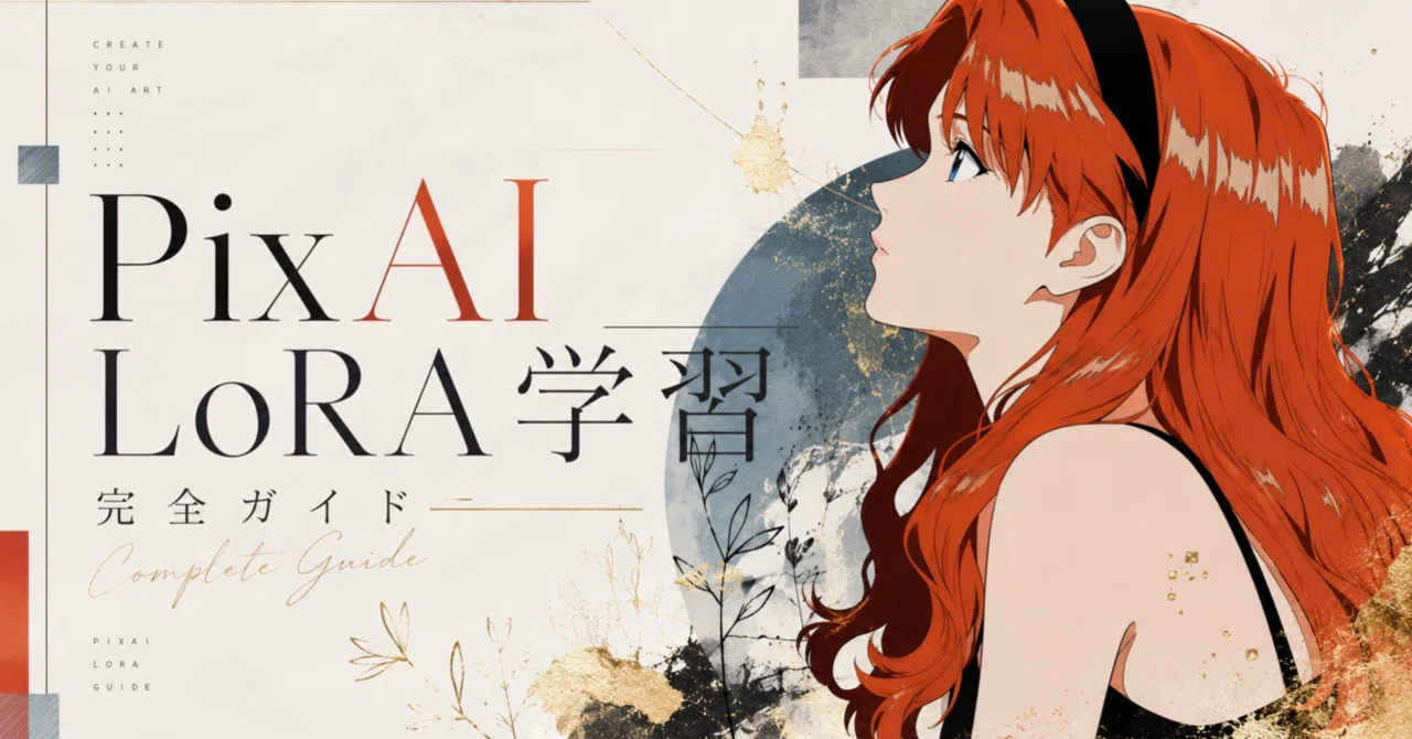 PixAI LoRA 学習 完全ガイド】自分だけのキャラクターと画風を育てる
