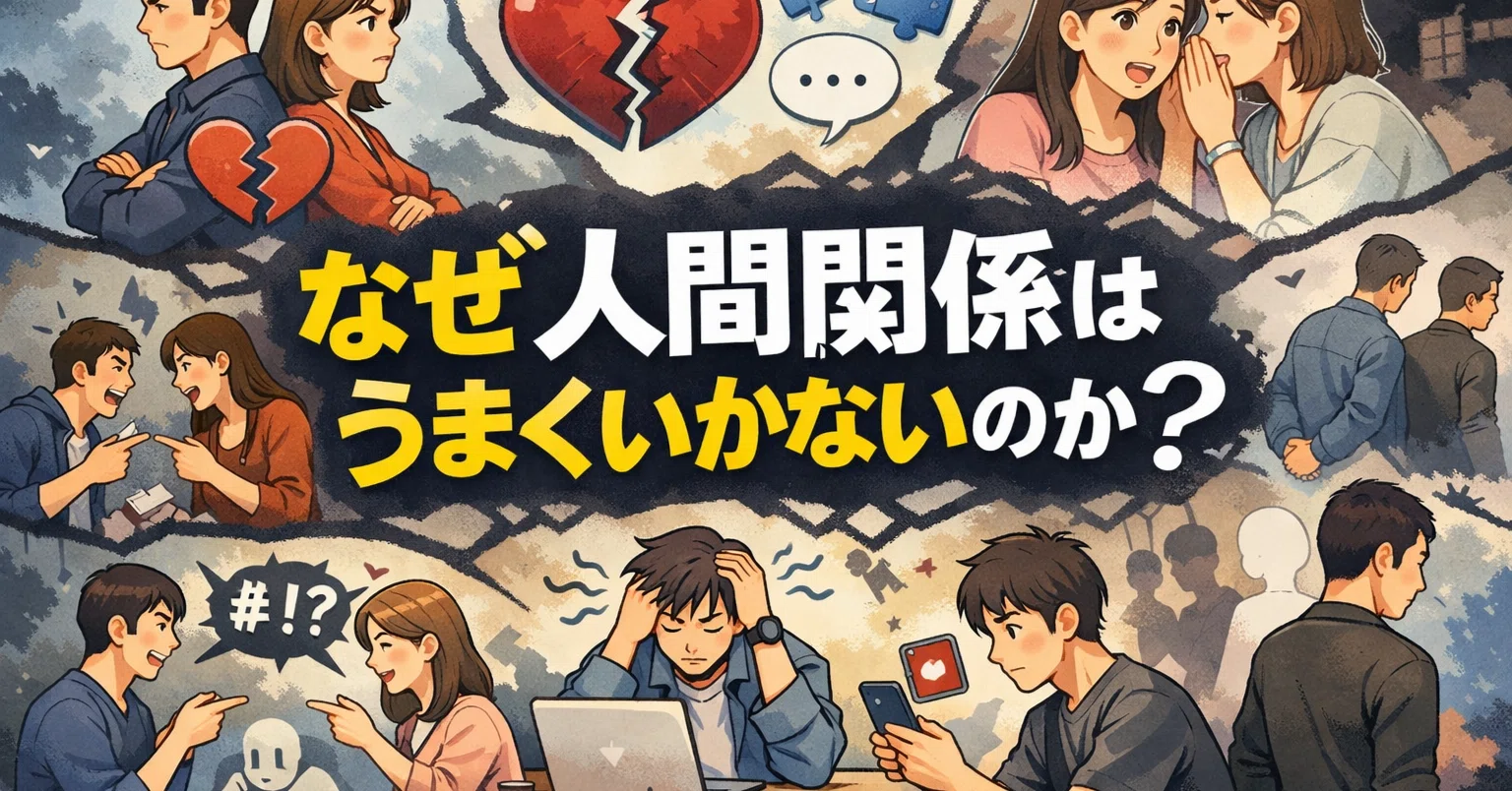 なぜ人間関係はうまくいかないのか？アドラー心理学が示す対話の原則