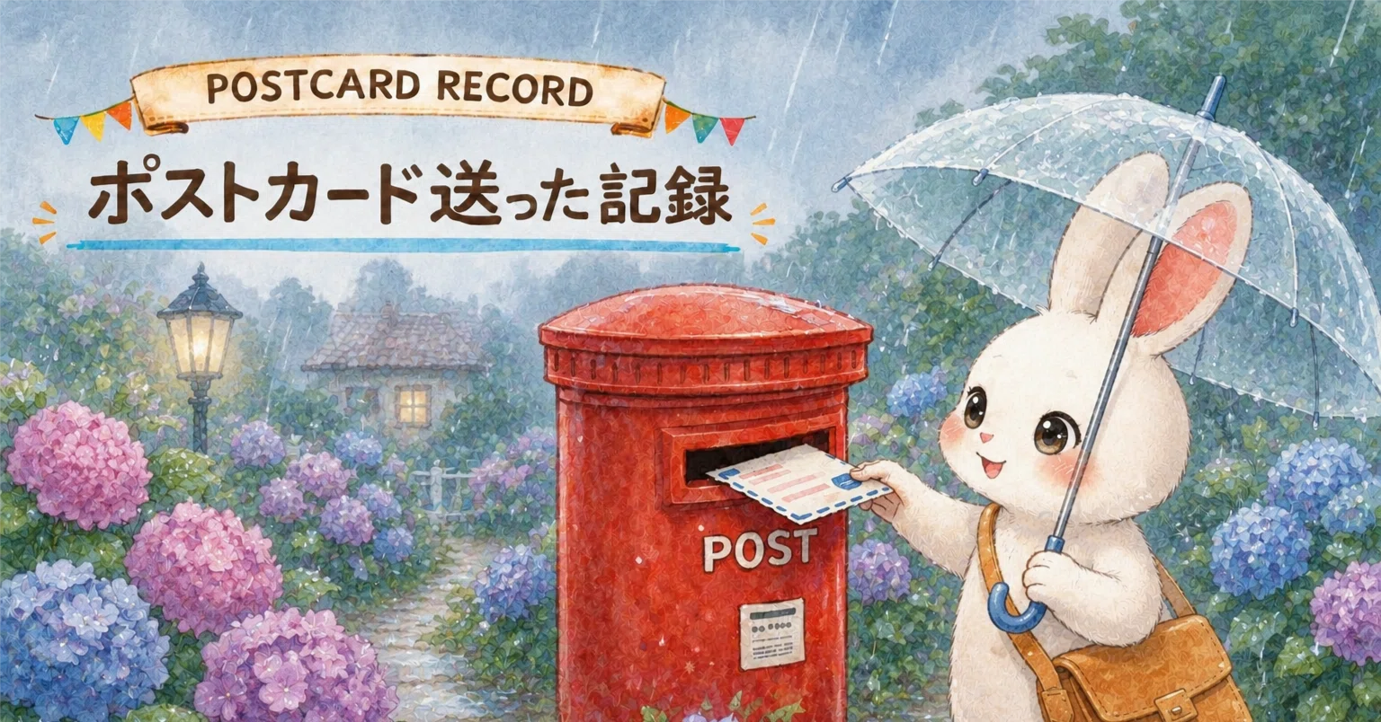ポストクロッシング6月に送ったカードたち②｜mayuma