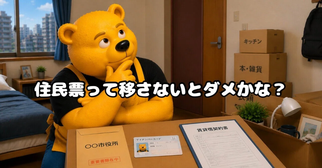 一人暮らし 住民 票 移さ ない