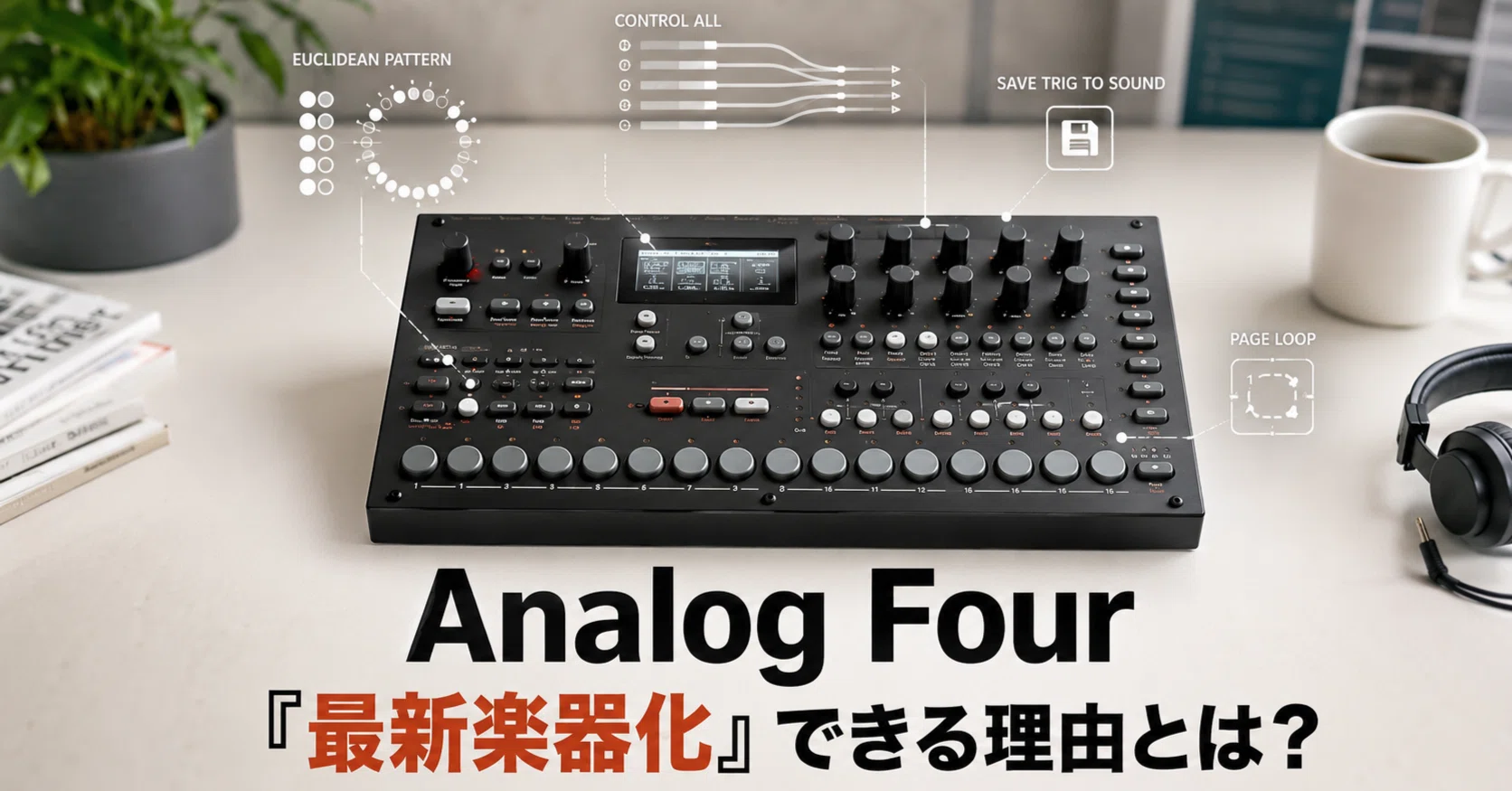 アップデートしない音源でも、Analog Fourが「最新の楽器」へ変貌