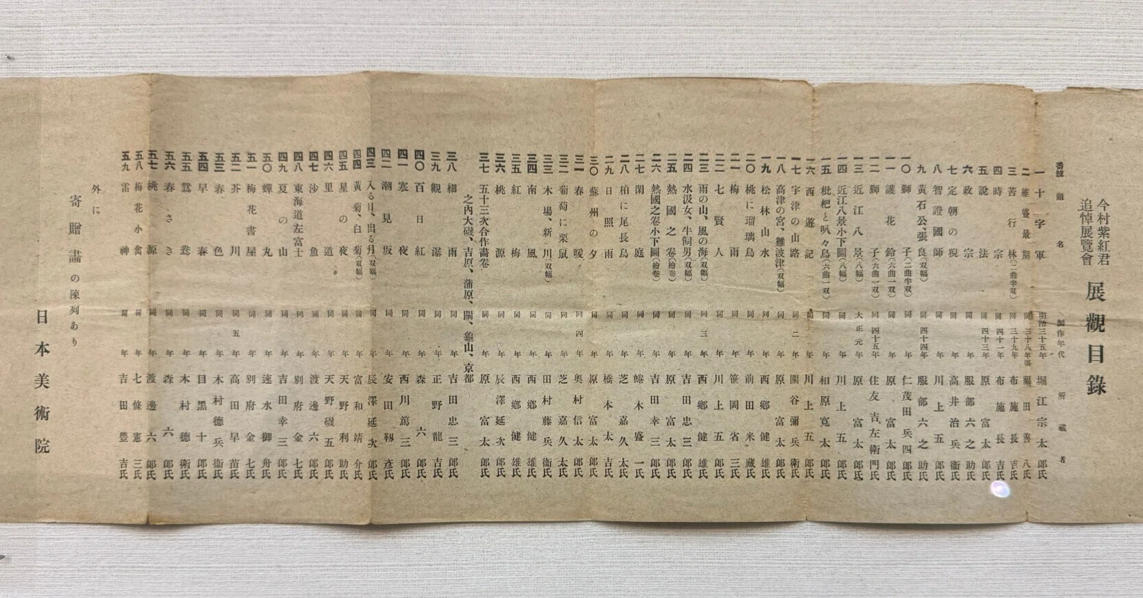1916年の今村紫紅旧蔵者と個人コレクションの現在｜石黒 清秀