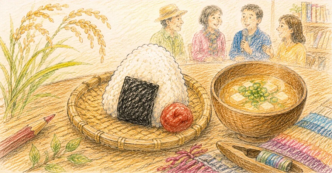 おむすびよりも、人の話が心に残った日