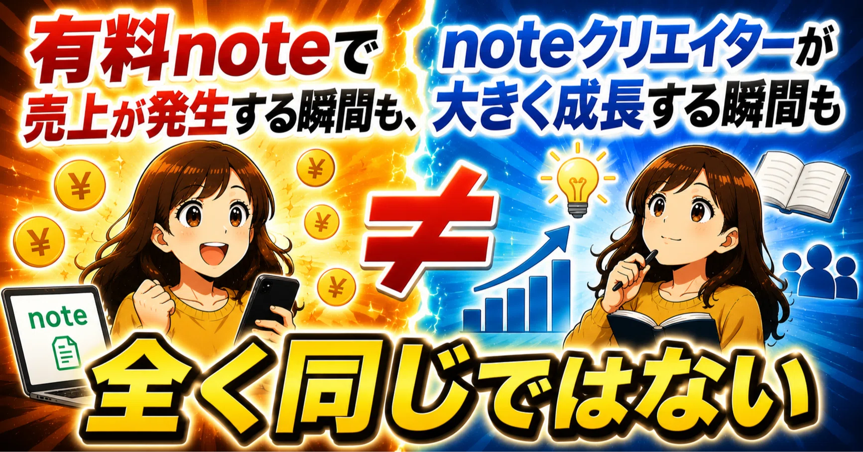 note初心者必見！】有料noteで売上が発生する瞬間も、noteクリエイター