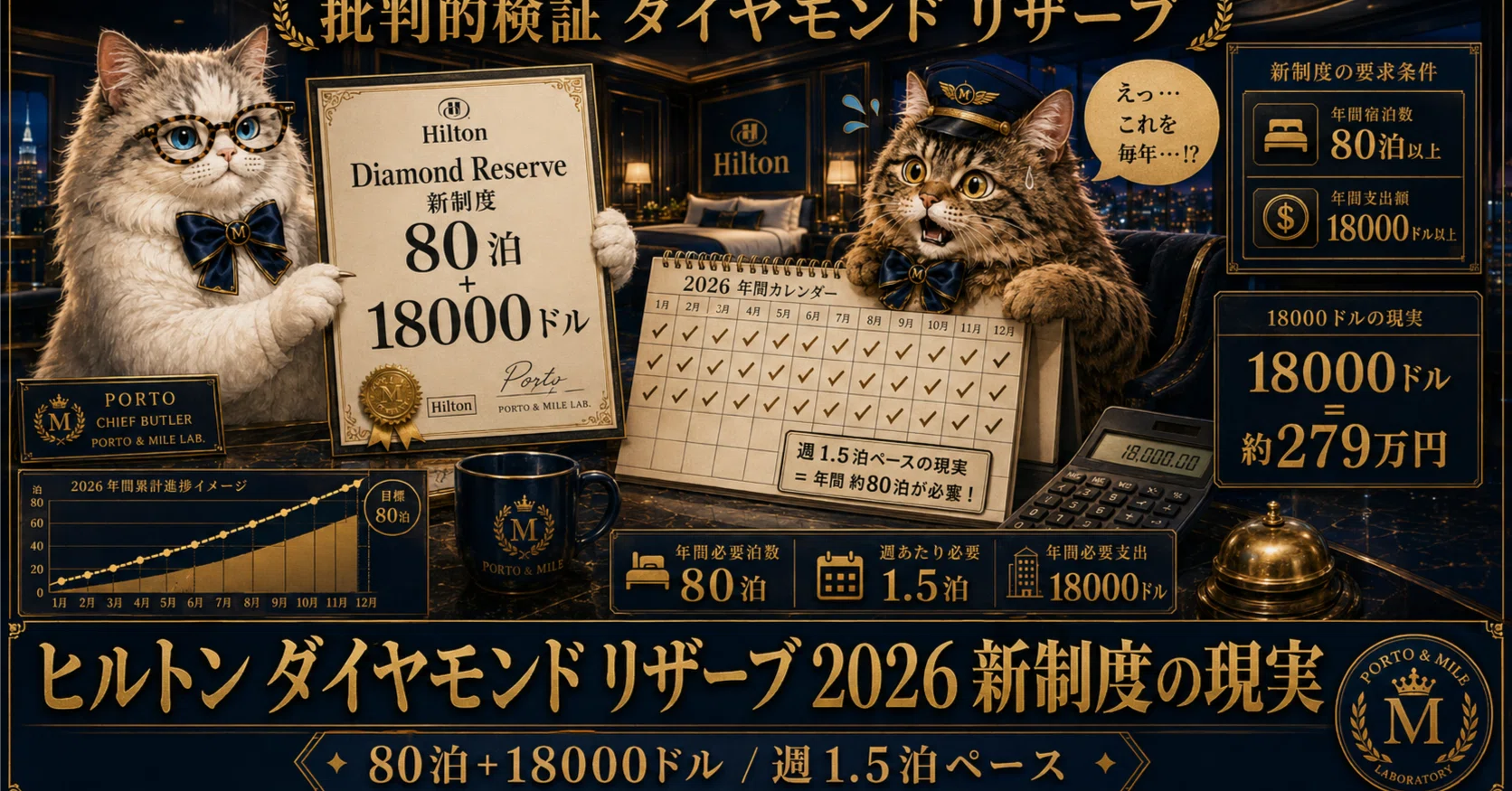 ヒルトン ダイヤモンドリザーブとは — 2026年新設の最上位ステータスは