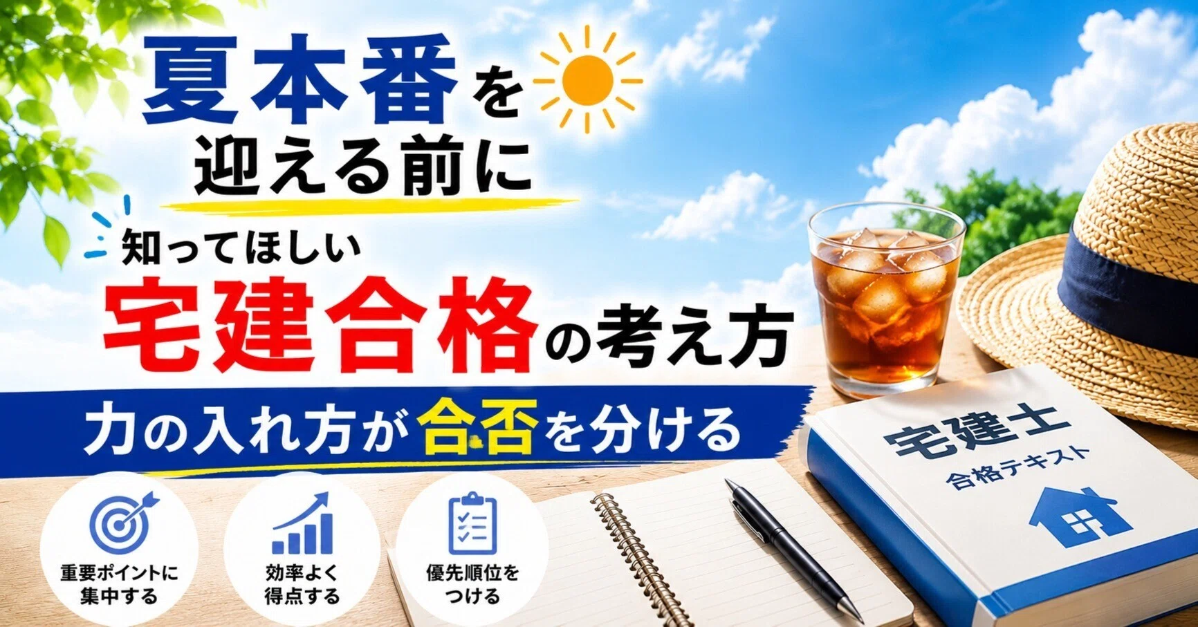 55歳で宅建合格。最初に知っていれば遠回りしなかった宅建試験攻略法
