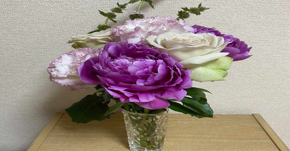 仕事を辞めて綺麗な花束を貰った 西江 Note