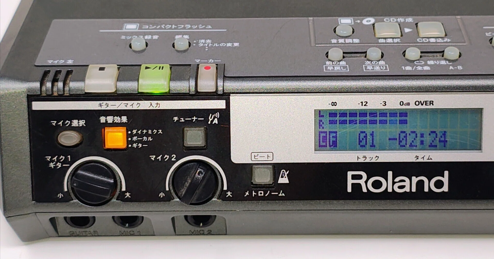パソコンなしで自主制作CDを作る。Roland CD-2という今では珍しい録音