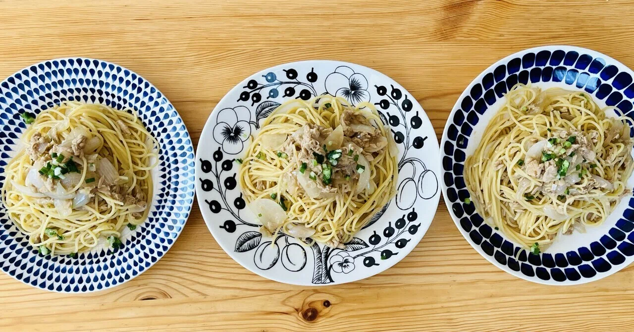 ツナ缶オイルも活用！ツナのにんにく醤油パスタを作りました｜bkun