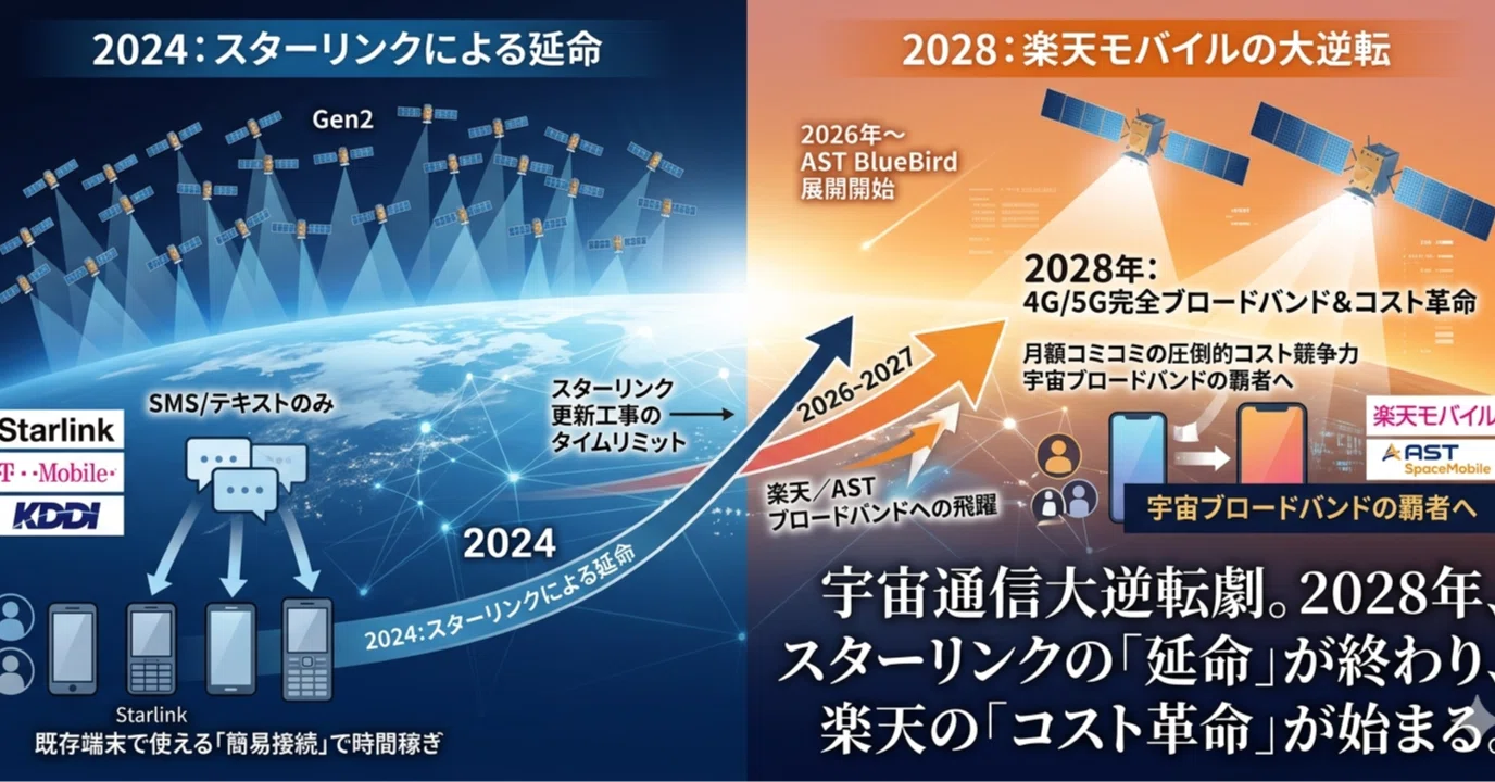 楽天」独り勝ち⁉ ～通信料金格差拡大の未来～（AST8,9,10情報追加