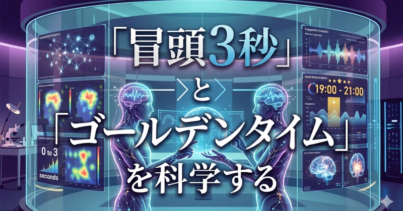 フォロワー900人のままで終わるか、ぶち抜くか。「冒頭3秒」と「ゴールデンタイム」を科学する超・逆算改善サイクル