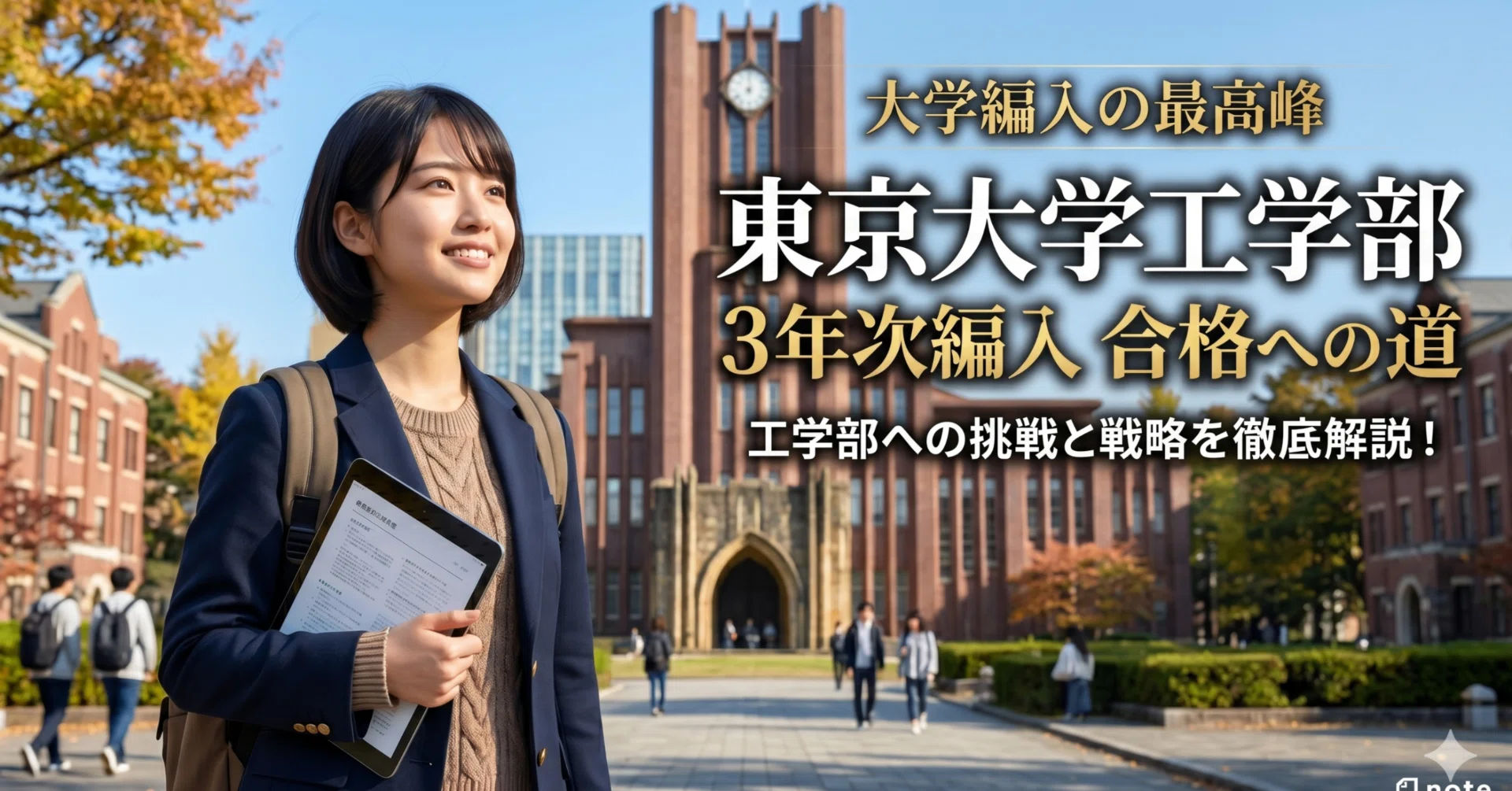 東京大学工学部3年次編入試験 合格体験記｜試験内容・対策方法・使用