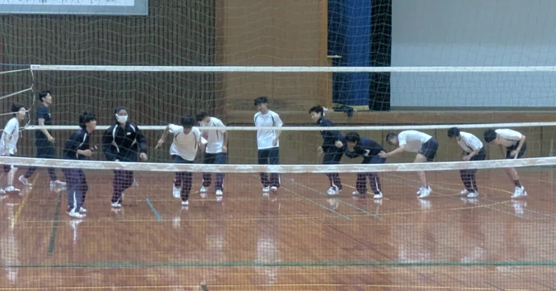 【新宮高校】１年総合学科の体育で研究授業を行いました。