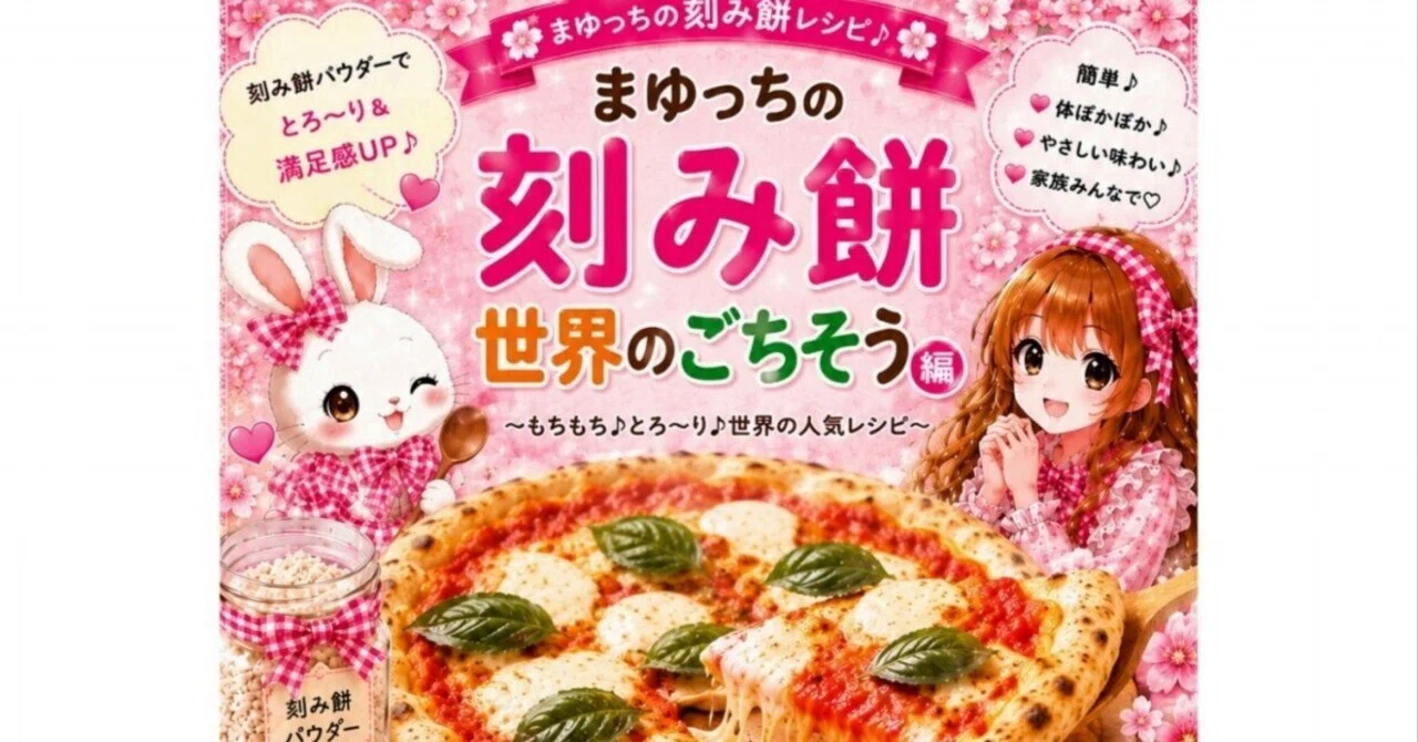 まゆっちの刻み餅世界のご馳走レシピ本｜mayu
