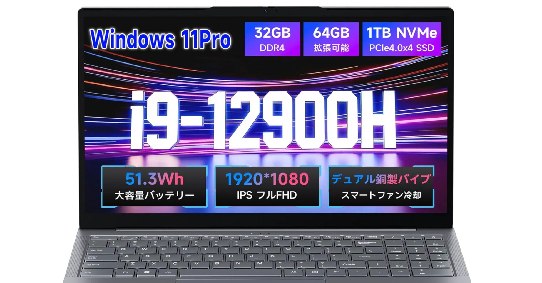 BMAX X17POWER レビュー｜Core i9-12900H × 32GB × 1TB SSDで変わるAI