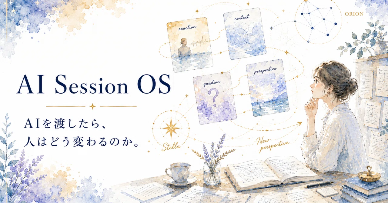 AI Session OS｜AIを渡したら、人はどう変わるのか ──人の話を聴く仕事のためのAI活用実践ガイド｜堀口ひとみ｜Art of Being