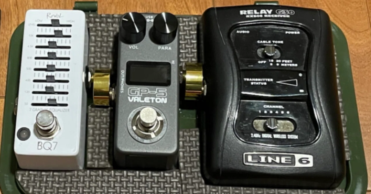 小型エフェクター3点セット 楽器】超コンパクトエフェクターボードVer.3 GP-5を軸にした実用セット