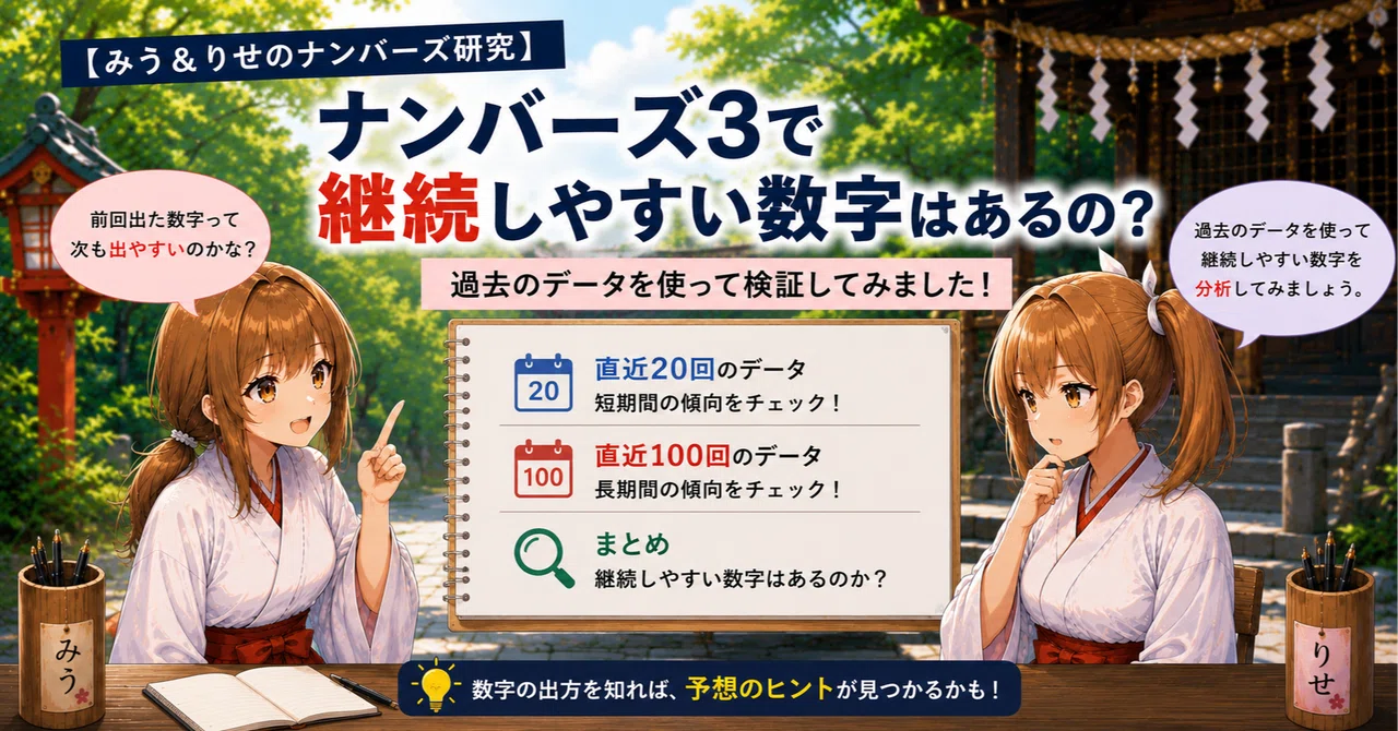 ナンバーズ3 予想 シンプル