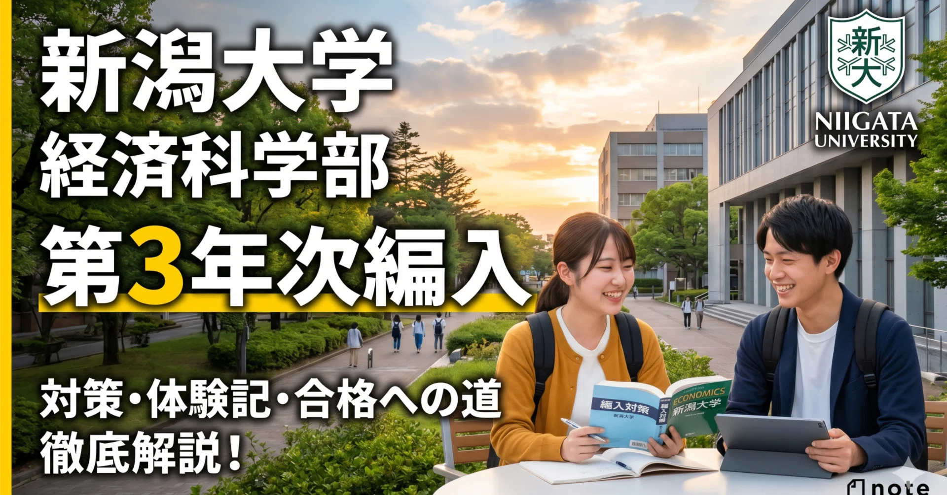新潟大学経済科学部3年次編入試験 合格体験記｜試験内容・対策方法 