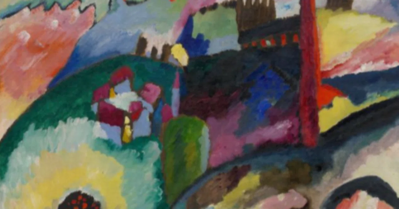 ヴァシリー・カンディンスキーの《Landscape with Factory Chimney