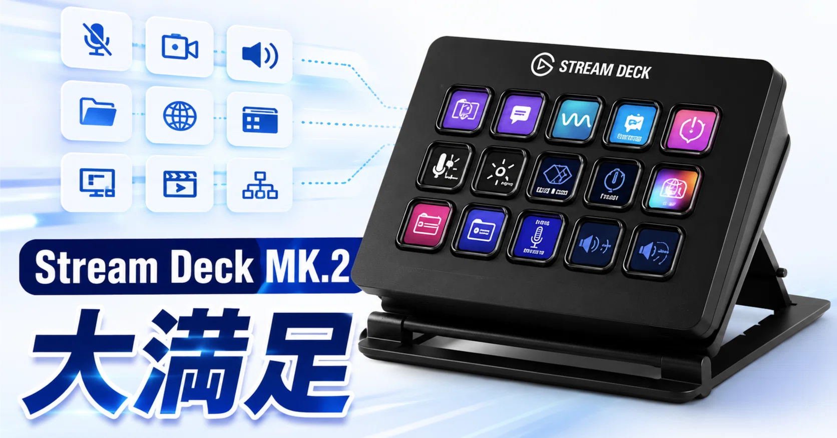 Elgato Stream Deck MK.2で大満足｜デスク日和