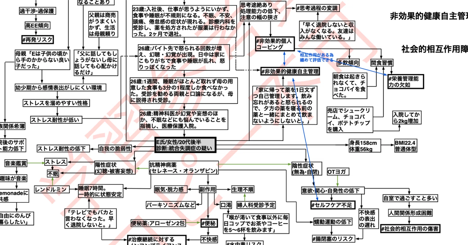 アセスメントなんてクソ喰らえ！！看護学生 必見 関連図データーの紹介
